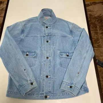 1월 한정판 [새상품급] 아비렉스 데님 자켓 워시 유즈드 9