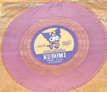 쿠로미 산리오 Night Tempo 콜라보 레코드형 코스터 홍콩 한정판