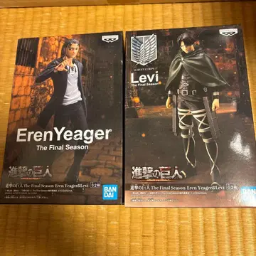 진격의 거인 엘렌 예거 & 리바이 피규어