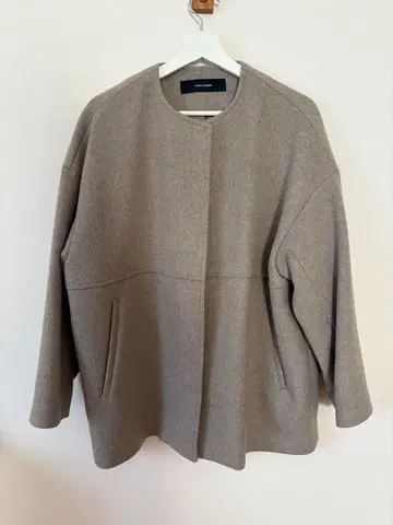 저널 스탠다드 노카라 코트 M 슈퍼 140