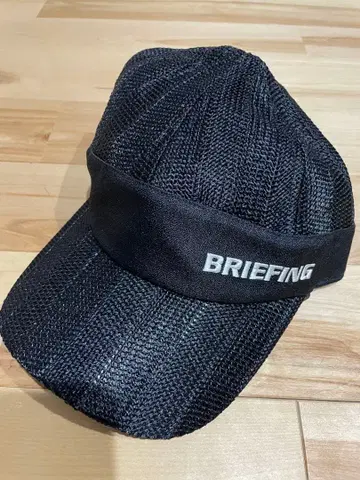브리핑 BRIEFING MEN'S STRAW CAP 블랙