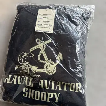 BUZZ RICKSON 스누피 후드티 XL 미개봉 새상품