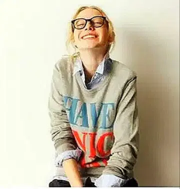 VENERTA 니트웨어 U넥 니트 HAVE A NICE DAY