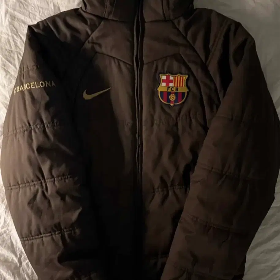 Nike FC Barcelona Padded Jacket Brown | Bunjang Global