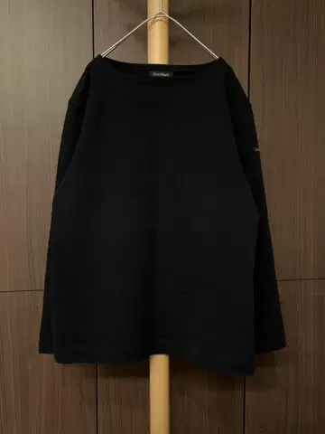 루미노아 보트넥 바스크 셔츠 (블랙)