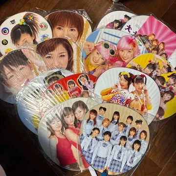 모닝구 무스메. 하로프로 부채 세트