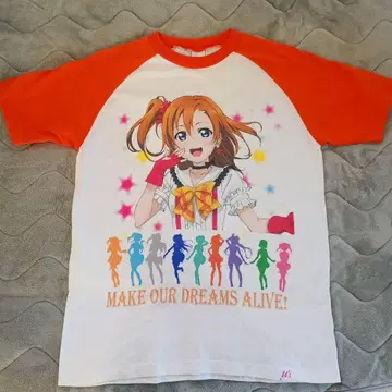 러브 라이브 사인 포함 호노카 코사카 T셔츠 L 사이즈