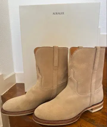 AURALEE LEATHER BOOTS 여성용