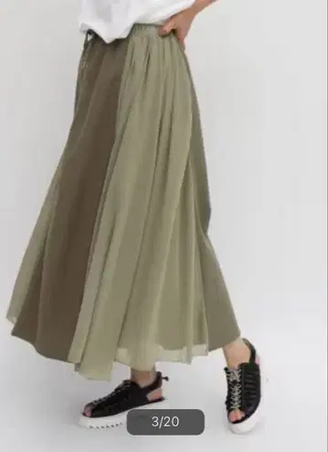 LASUD 플레어 스커트 FREE 사이즈