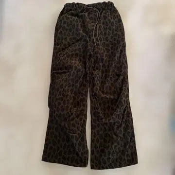 niko and - 레오파드 무늬 와이드 팬츠 F 사이즈
