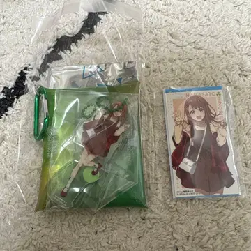 프로세카 스시로 하나사토 미노리 파우치 아크릴 스탠드 스티커 세트