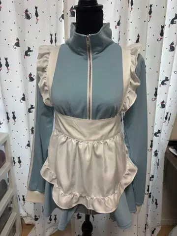 시마무라 아노네 콜라보 저지 원피스 스카이블루