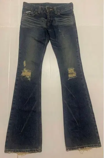 미사용 리 러쉬 크러쉬 데님 데미지