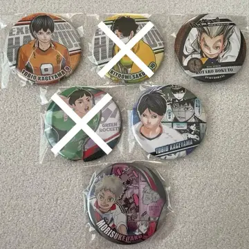 하이큐 컬렉션 캔뱃지 하이큐전 카게야마 사쿠사 키토 고시키 야쿠