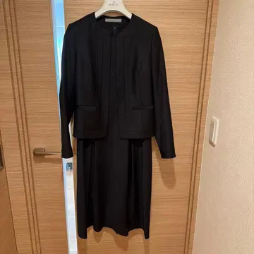 theory luxe 네이비 자켓 & 드레스 세트