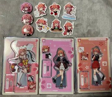 스시로 사쿠라 미코 콜라보 굿즈 컴플리트 세트