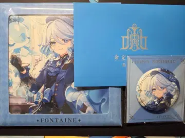 원신 프리나 운명의 날 생일 기프트 세트 캔뱃지 색지 상자 없음