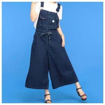 BEAMS BOY x orSlow 별주 데님 살로펫 점퍼 큐롯