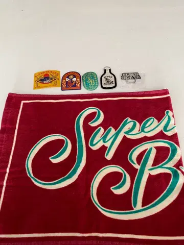 슈퍼 비버 타월 스마트폰 링 스티커 미사용 새상품