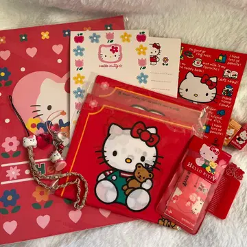 쇼와 레트로 1997년 헬로키티/키티 굿즈 묶음 판매