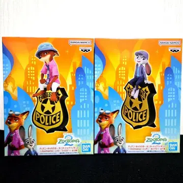 주토피아2 피규어 닉 와일드 주디 홉스 2종 세트