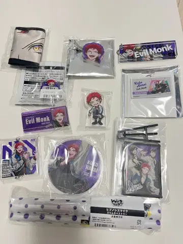 하라이 쿠코 굿즈 세트 안대 아크릴 키링 히프노시스 마이크