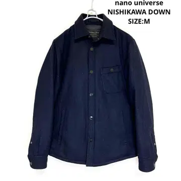 nano universe x NISHIKAWA DOWN 셔츠 다운