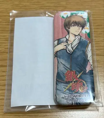 은혼 오키타 소고 화조풍월 롱 스퀘어 캔뱃지 J-WORLD