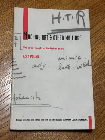 Machine Art & Other Writings