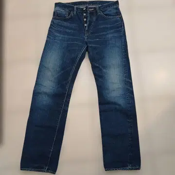 이터널 ETERNAL 스트레이트 데님 버튼 플라이 32인치