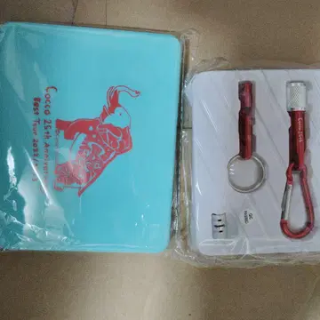 Cocco 25th Anniversary 굿즈 런치 바스켓과 카라비너