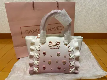 사만사 베가 레이스업 하트 비쥬 그라데이션 플러터 (미니)