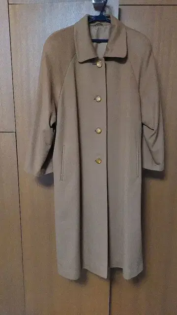 캐시미어 100% 베이지 롱 코트