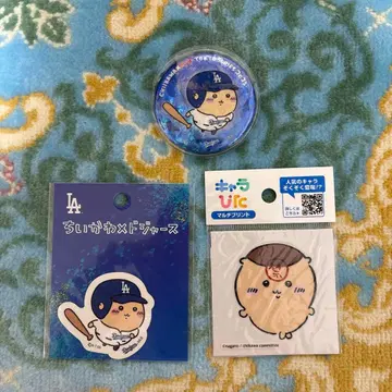 치이카와 밤만주 캔뱃지 스티커