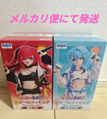 [미개봉] 브이스포! 스케일 피규어 시라나미 라무네, 네코타 츠나 세트