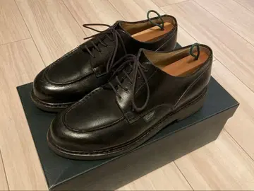 Paraboot 샹보르 ( 블랙/리스 가죽 ) UK5.5 박스 있음