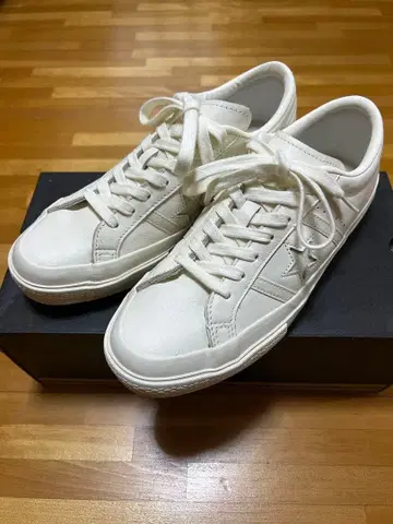 컨버스 스타&바즈 레더 올화이트 잭스타