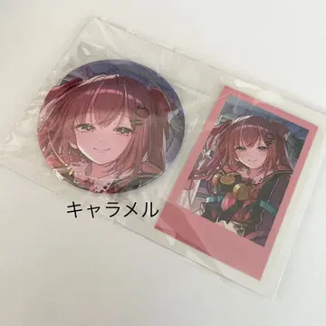 니지산지 생일 굿즈 금박 캔뱃지 폴라로이드풍 카드 아마가세 무유 2025