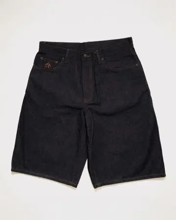 Antimind 다크 숏 데님