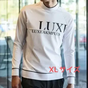 골프 프론트 로고 모크넥 롱 티셔츠 남성용 럭스