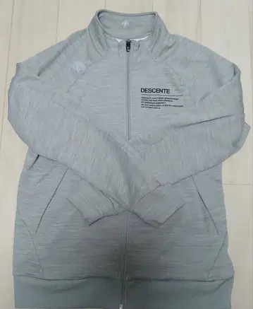 [ DESCENTE ] 풀 집업 맨투맨 트레이닝복 데상트 L