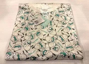 산리오 포차코 이츠데모 콜라보 한정판 여름 파자마 룸웨어 화이트