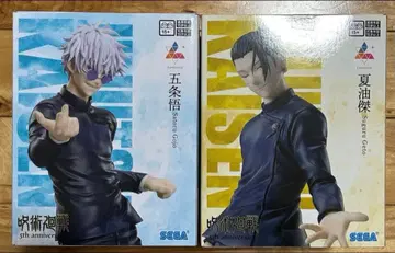 주술회전 라운드원 한정판 고죠 사토루 게토 스구루 피규어