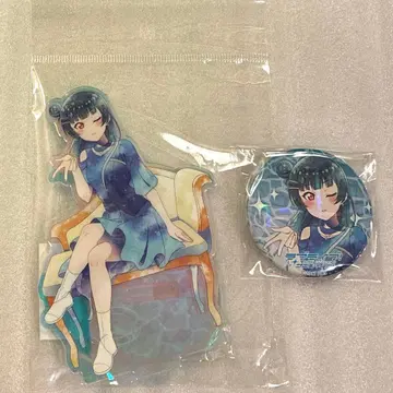 러브 라이브! 누마즈 프리미엄 샵 아크릴 스탠드 캔뱃지 츠시마 요시코