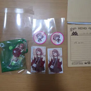 프로세카 스시로 콜라보 하나사토 미노리 아크릴 스탠드 스티커 피크