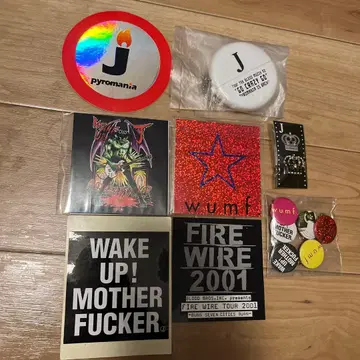 LUNA SEA J 스티커 핀 배지 코인 케이스 세트