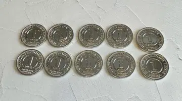 은하영웅전설 이젤론 포트리스 자유 행성 동맹 디나르 은화 10장 세트