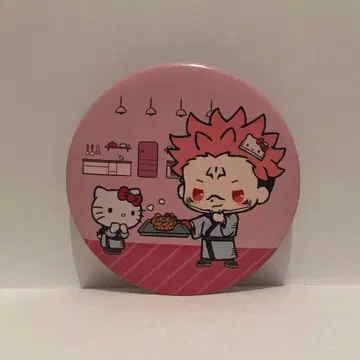 주술회전 산리오 콜라보 캔뱃지 양면 스쿠나 헬로키티