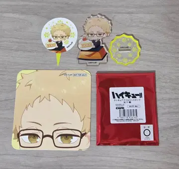 하이큐!! 포근포근 스타일 츠키시마 케이 아크릴 스탠드 코스터 피크