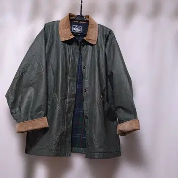 Woodrich 그린 자켓 미국 빈티지 의류 커버올 코트